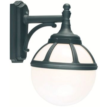 Bologna 311 vegglampe, opalhvit kuppel