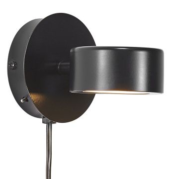 Clyde vegglampe, 2700K 350lm, Moodmaker™ stepdim, Sort