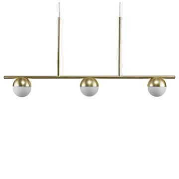 Contina 3 pendelskinne, lengde 90 cm, Messingfarget - LAGERSALG