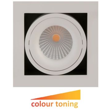 Dakota downlight, 30°, 6W LED, Colour toning, dimbar