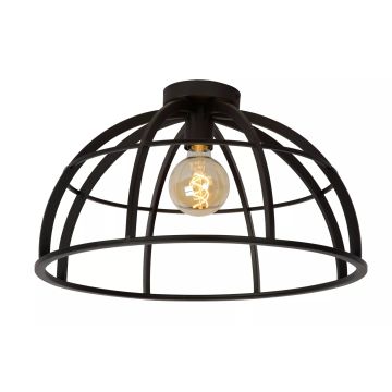 Dikra taklampe, diameter 50 cm, Sort