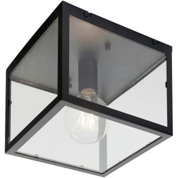 Dovre taklampe, 25 x 25 cm, Sort
