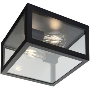 Dovre taklampe, 28 x 28 cm, Sort