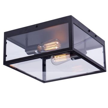 Dovre takbeslag, 36 cm x 36 cm, Sort