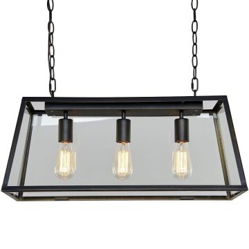 Dovre 3 pendelskinne, lengde 68 cm, Sort