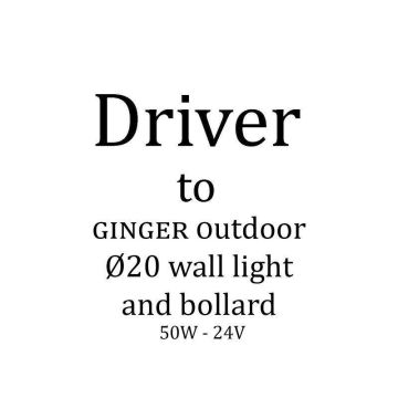 LED driver for Ginger, 50W 24V, dimbar