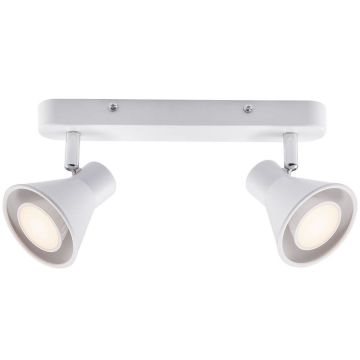 Eik dobbel takspot, for GU10, bredde 28 cm
