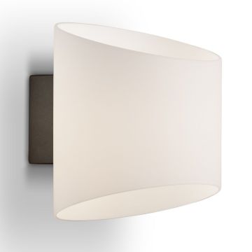Evoke vegglampe, oval, høyde 18 cm