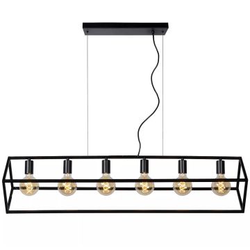 Fabian pendelskinne, lengde 120 cm, Sort