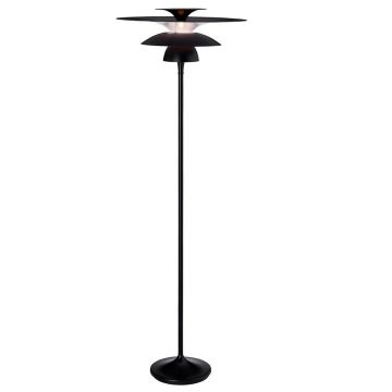 Picasso G3390 gulvlampe, høyde 149 cm, diameter 50 cm, Matt sort (begrenset antall)