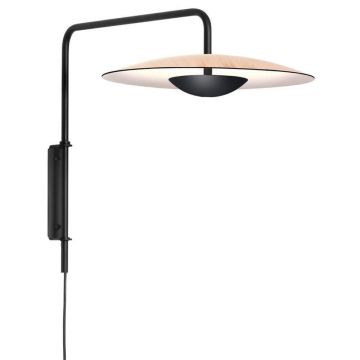 Ginger 20A vegglampe med dimmer, LED 2700K 546lm, diameter skjerm 20 cm