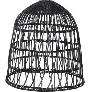 Lampeskjerm Knute, diameter 48 cm for inne/ute bruk, Sort (Begrenset antall)