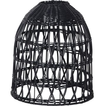 Lampeskjerm Knute, diameter 30 cm for inne/ute bruk, Sort