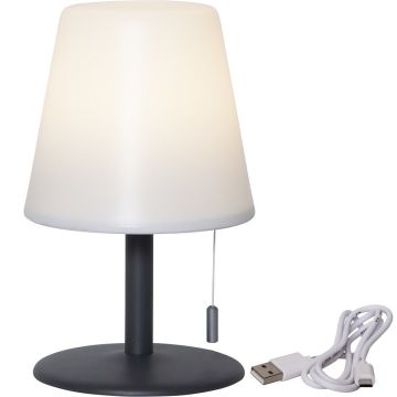 Gardenlight Kreta bordlampe utendørs, oppladbar