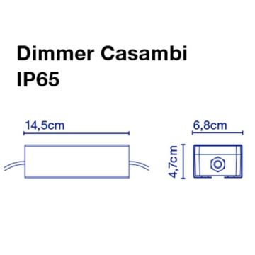 Dimmer Casambi, Bluetooth, IP65