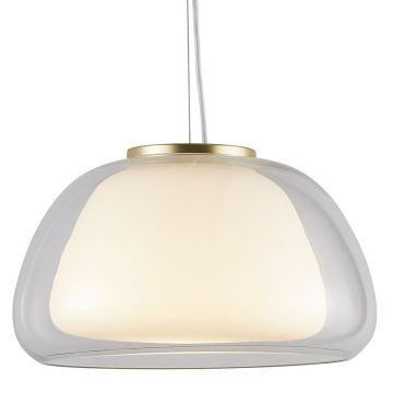 Jelly takpendel, diameter 39 cm, Opalhvit