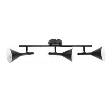Kelvis 3 spotskinne, lengde 68 cm, Sort