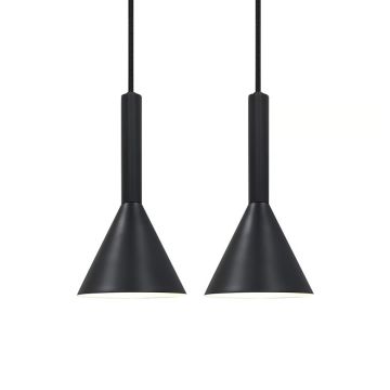 Kelvis takpendel, diameter 11 cm, pakke med 2, Sort