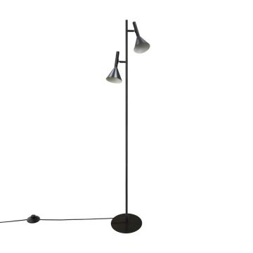 Kelvis gulvlampe, høyde 151 cm, Sort