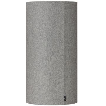 9478 Lampeskjerm, høyde 25 cm, diameter 13 cm, Ull, Grå