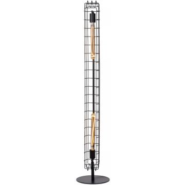 Lattice gulvlampe, høyde 131 cm, Sort