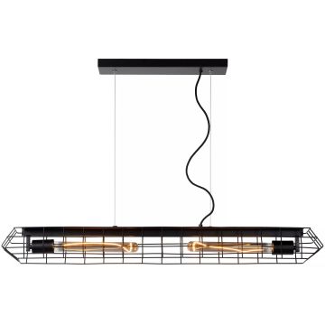 Lattice pendelskinne, lengde 100 cm, Sort