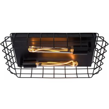Lattice takplafond, lengde 50 cm, Sort