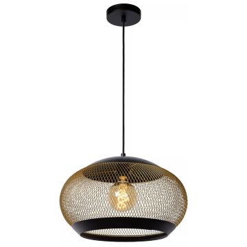 Lucas takpendel, lengde 100 cm, Sort/Gull