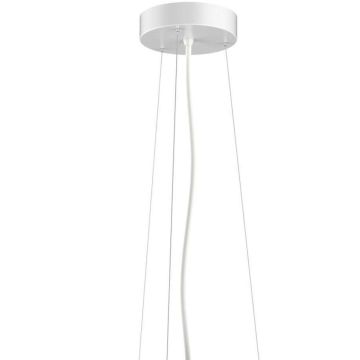 Lucia pendeloppheng til til diameter 35/45m, lengde 1 meter, Hvit