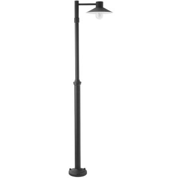 Lund 274 lyktestolpe, høyde 170-238 cm, 1 lyktehode