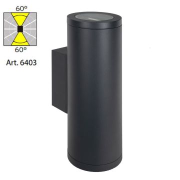Lysfjord 6403, opp 60º og ned 60º, LED 3000K 1843lm, DALI-2