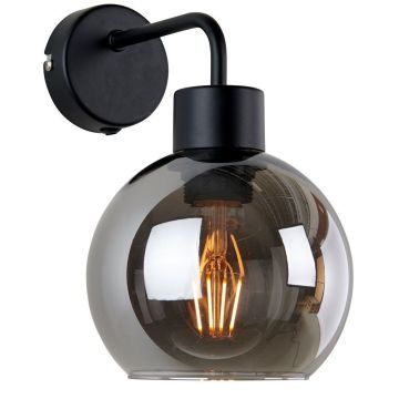 Marco vegglampe, diameter 14 cm, Sort