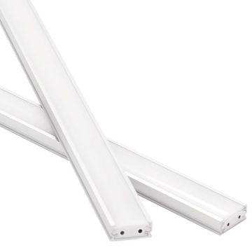 [3] MiniLink 15 cm, 2,5W, Sølvgrå/Frostet avdekning