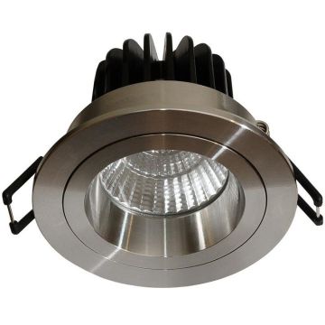 Nebraska HL rund downlight, 45°, 9W LED, inox aisi 316