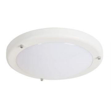 Loop P2080 plafond, 8W LED, diameter 23 cm, Hvit struktur (begrenset antall)