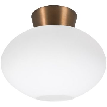 Bullo P2236 taklampe, diameter 27 cm, Opalt glass