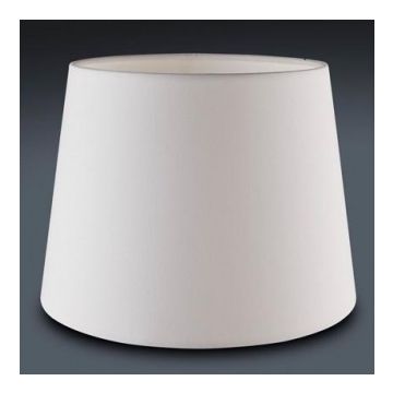 Dress Up! stoffskjerm, Rund, Hvit, Ø: 16,5 cm, Ø: 20 cm, H: 15 cm (begrenset antall)