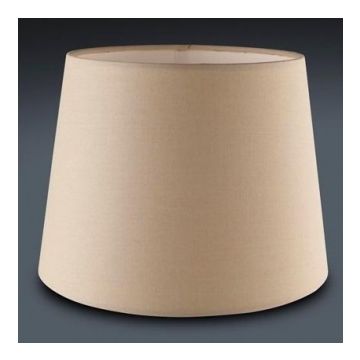 Dress Up! stoffskjerm, Rund, Beige, Ø: 16,5 cm, Ø: 20 cm, H: 15 cm