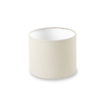 Dress Up! stoffskjerm, beige, Ø: 14 cm