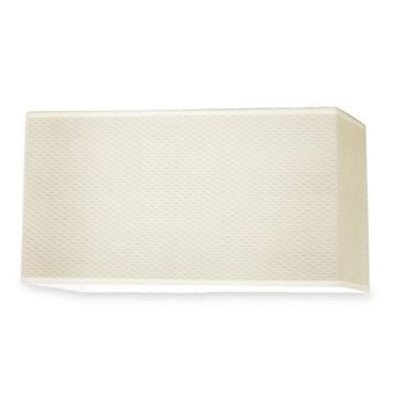 Dress Up! stoffskjerm, beige perforert, B: 40 cm, H: 23 cm, D: 20 cm