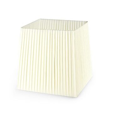 Dress Up! stoffskjerm, beige plissé, B: 21 cm, D: 18 cm, H: 21,5 cm