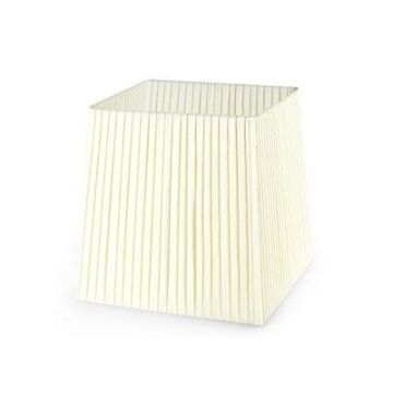 Dress Up! stoffskjerm, beige plissé, 30 cm x 30 cm