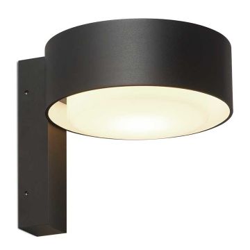 Plaff-on A16 vegglampe, dimbar LED 2700K 544lm, Sort