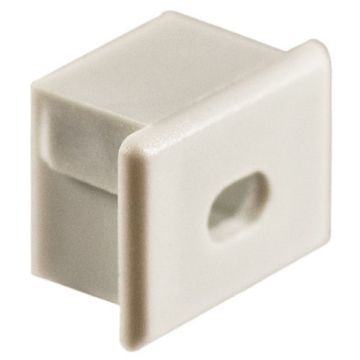 Endestykke m/kabelhull for aluminiumsprofil PDS4