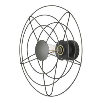 Radio vegglampe, Mørk grå, diameter 44 cm (begrenset antall)