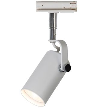 Regent S6223 spot for Global 1-fas 230V skinnesystem, Matt hvit (begrenset antall)