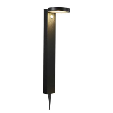 Rica round solcelle pullert 450 lumen med bevegelsesensor, høyde 60 cm