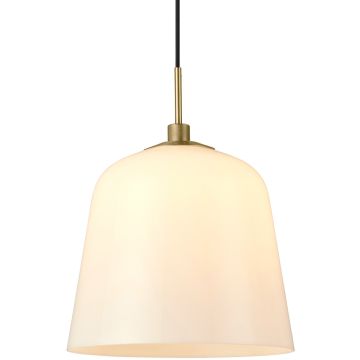 Room 49 takpendel, diameter 30 cm, Antikk / Opalhvitt glass