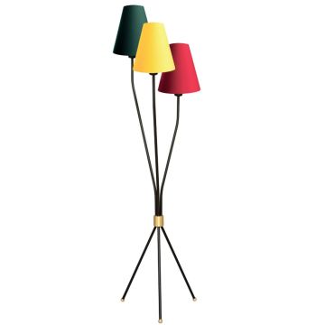 Ryholm gulvlampe, med høyde 128 cm (u/skjermer)