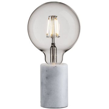 Siv bordlampe, marmor, høyde 10 cm